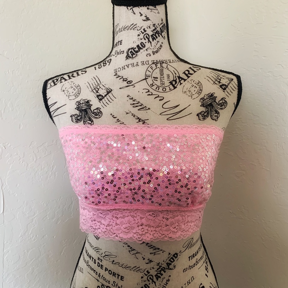Victoria’s Secret Pink Sequined Bandeau (A-5)